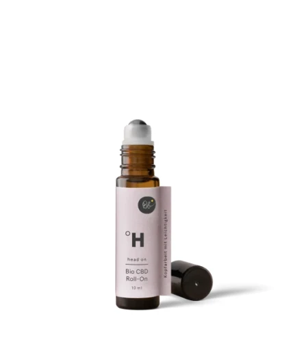 Bio CBD Roll-On head on  120 mg z aplikatorem kulkowym, wspiera koncentrację