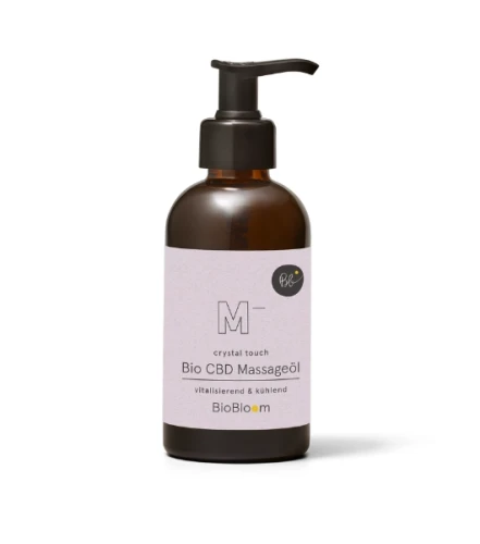 BioBloom Crystal Touch – bio olejek do masażu z CBD, chłodzący, 200 ml